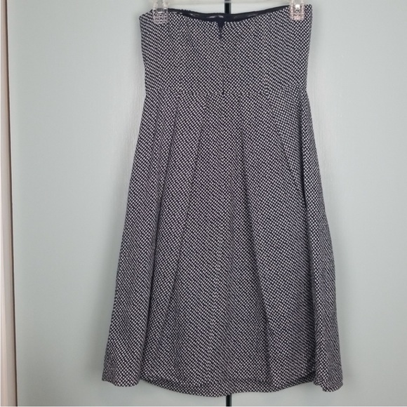 JCrew polka dot strapless dress with pockets size 2 - Picture 3 of 6
